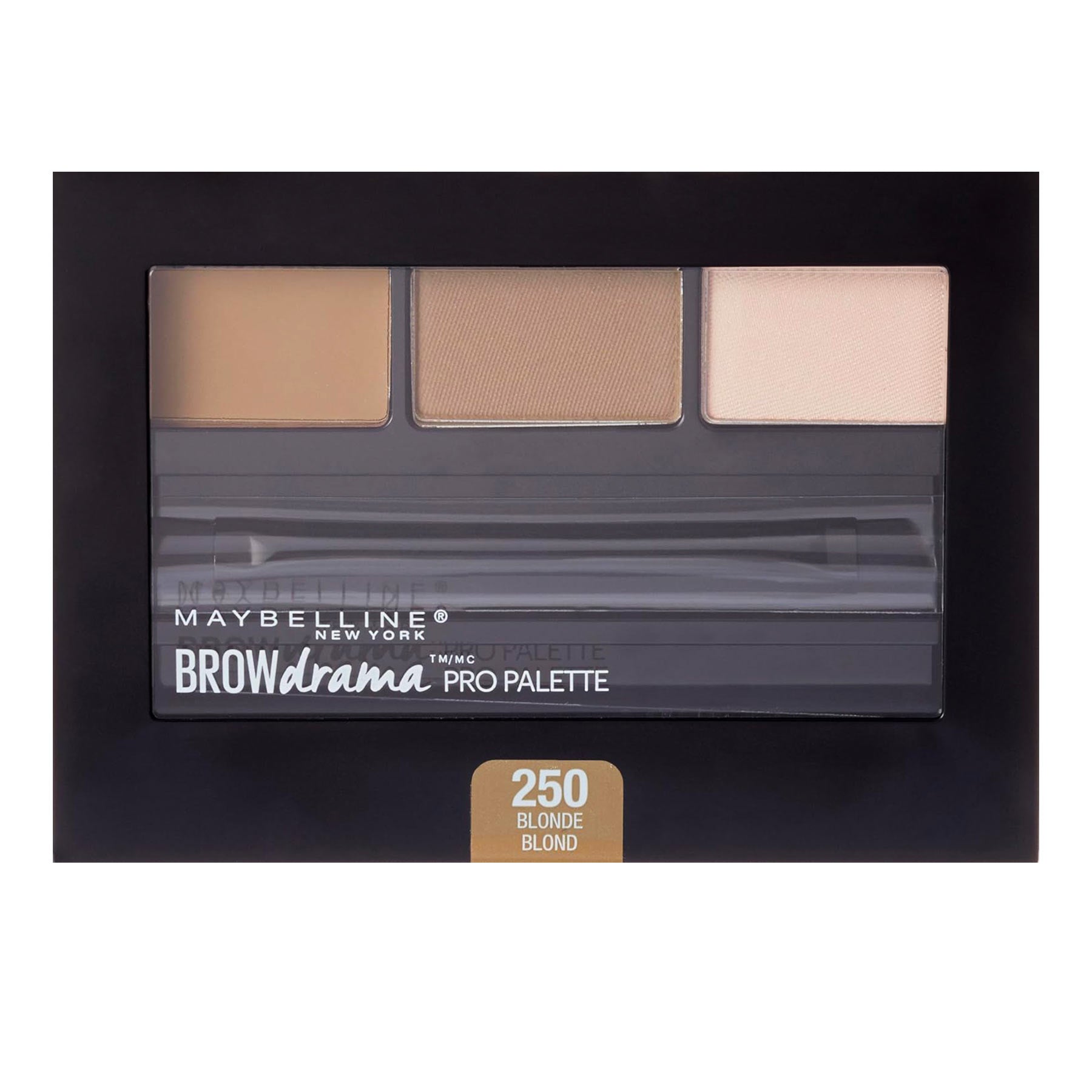 Maybelline Brow Drama Pro Palette Blonde SL. Tarnished Eye Shadow Makeup