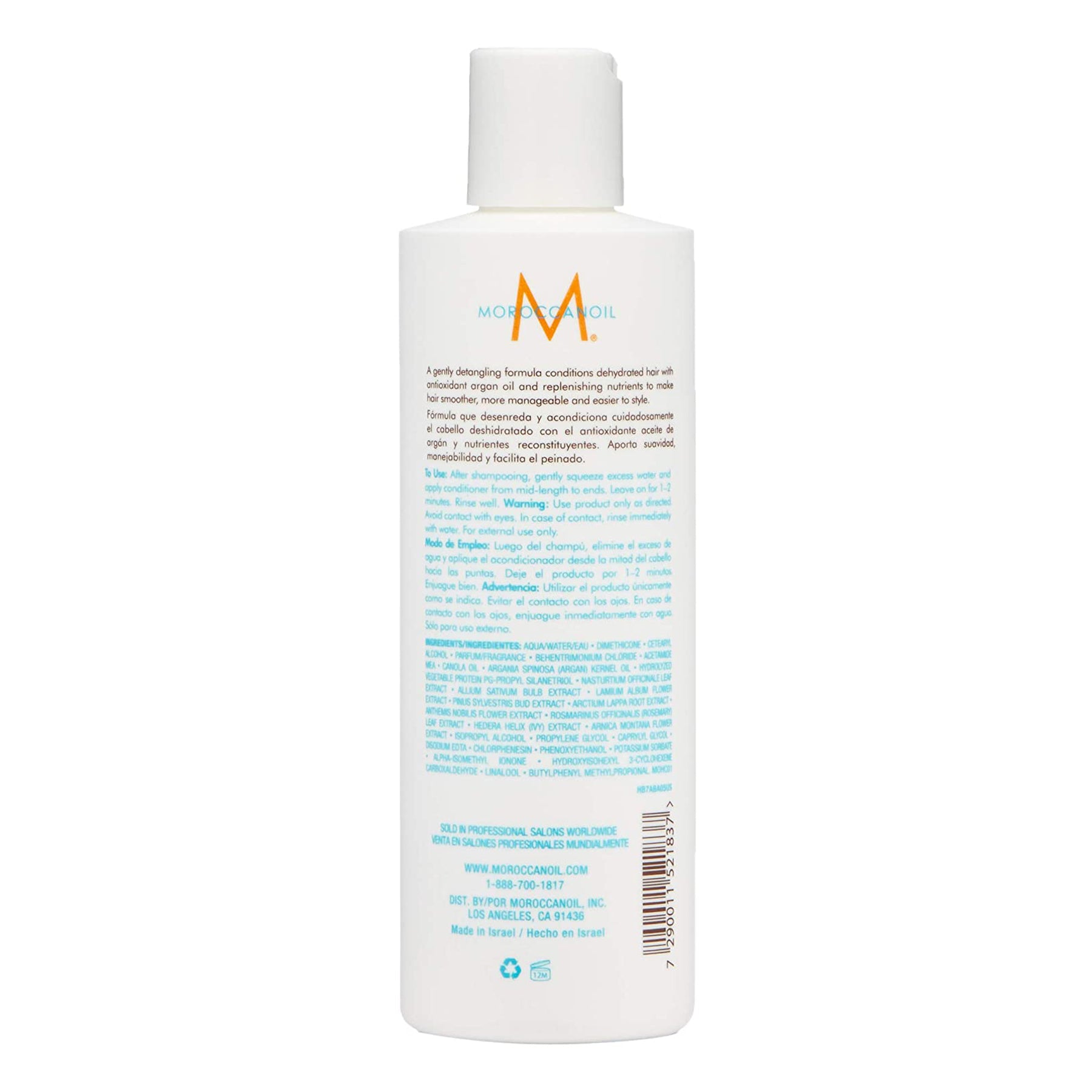 Back facing of Moroccanoil Hydrating Conditioner, 8.5 Fluid Ounces / 250 Milliliters.